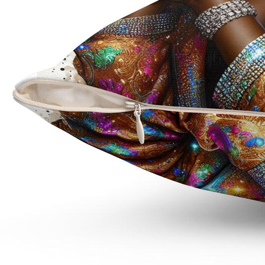 Pillow: Vibrant Coffee Lover