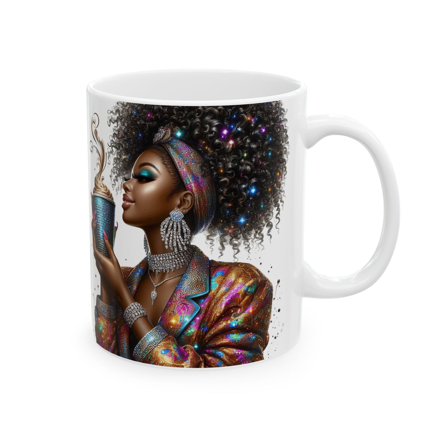 Mug: Vibrant Coffee Lover, Size 11oz