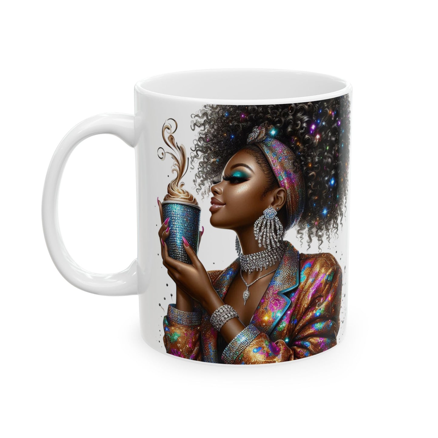 Mug: Vibrant Coffee Lover, Size 11oz