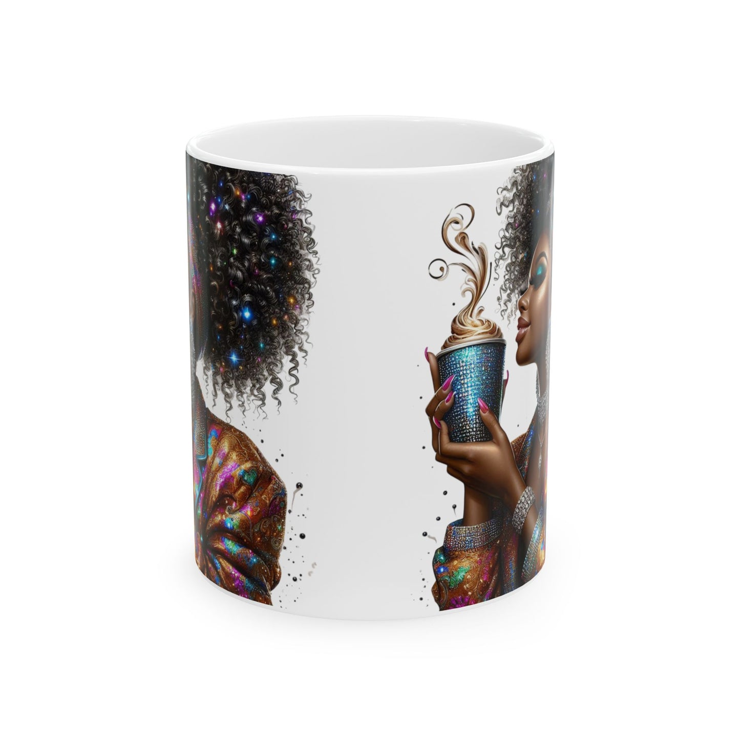 Mug: Vibrant Coffee Lover, Size 11oz