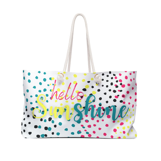 Weekender Bag: Hello Sunshine Tote Bag