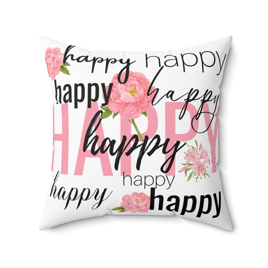 Pillow: Happy