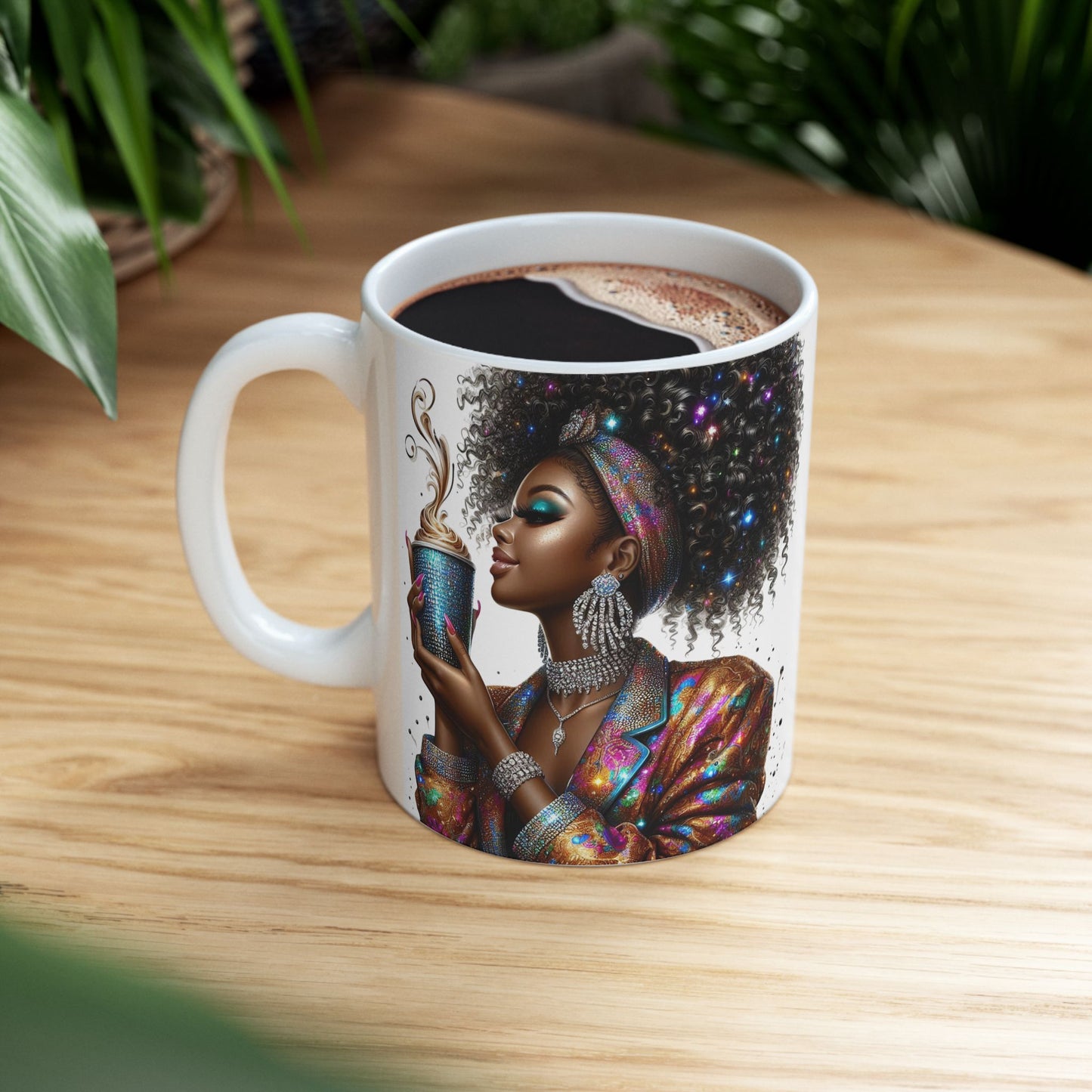 Mug: Vibrant Coffee Lover, Size 11oz
