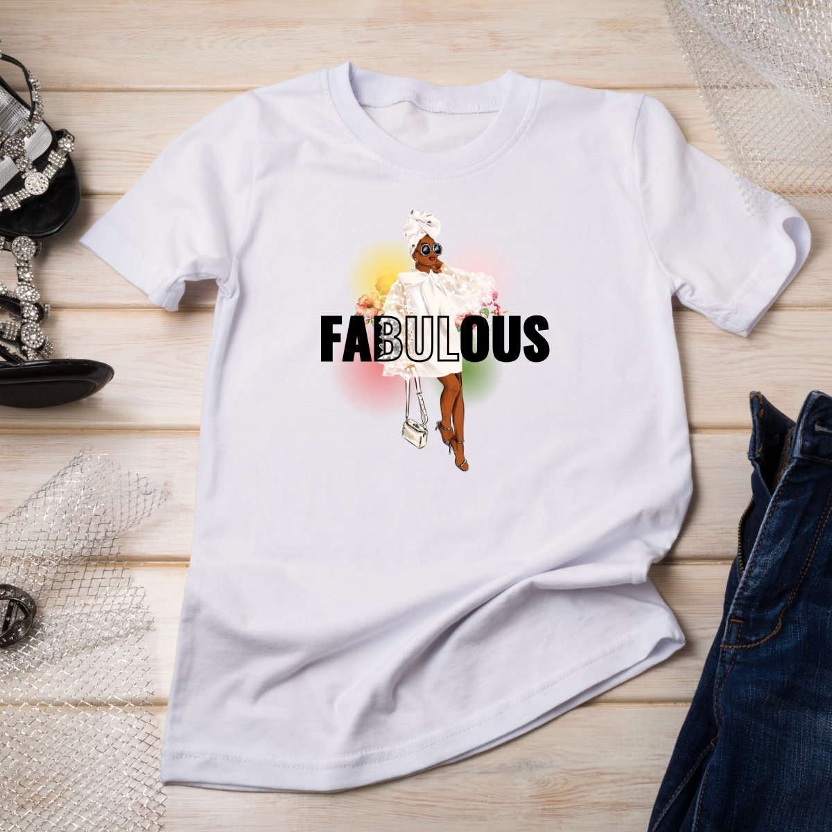 TShirt: Fabulous Lady