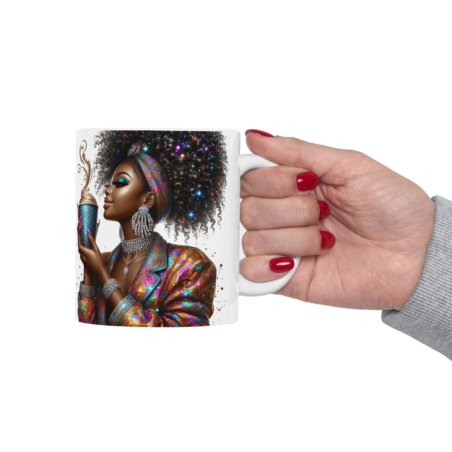 Mug: Vibrant Coffee Lover, Size 11oz