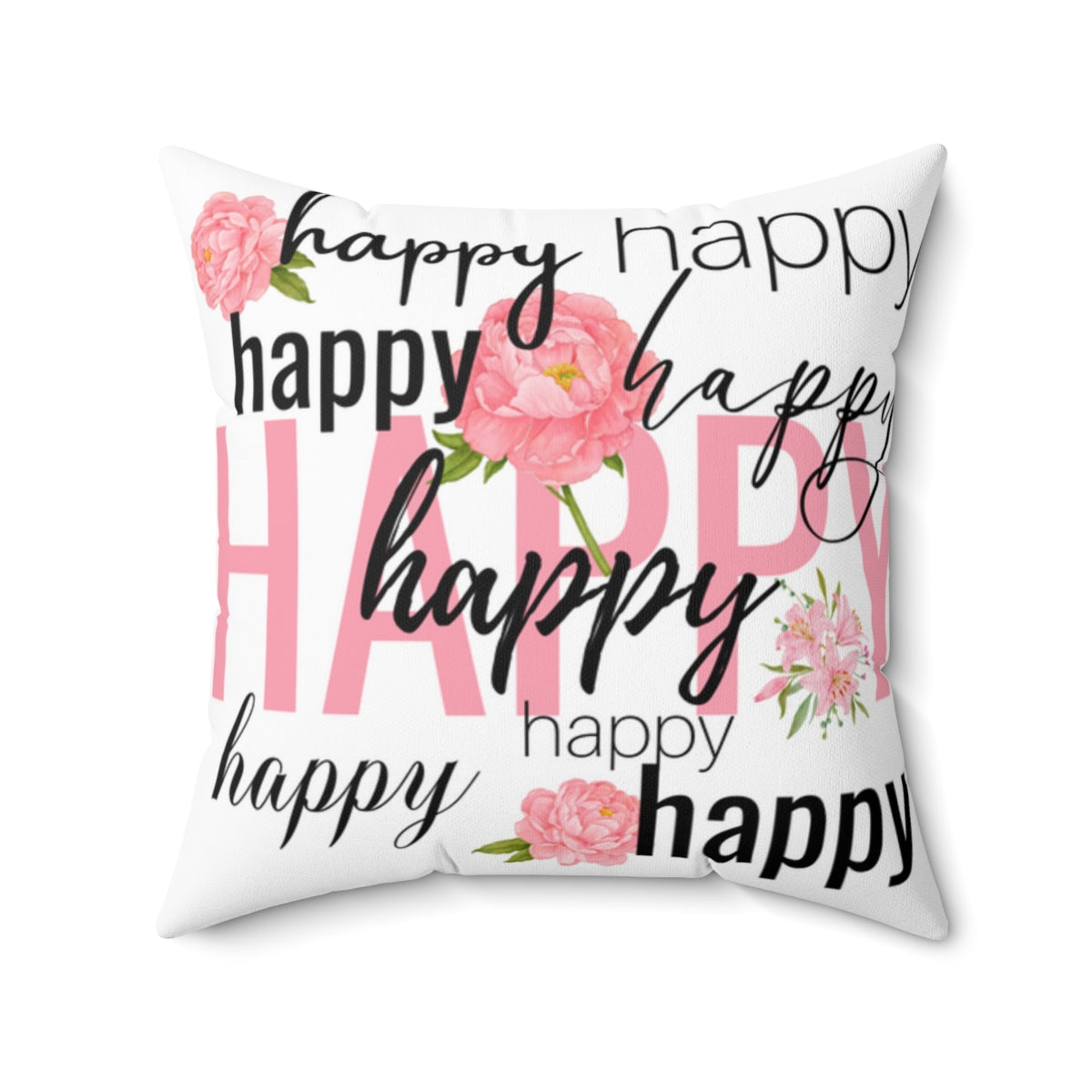 Pillow: Happy