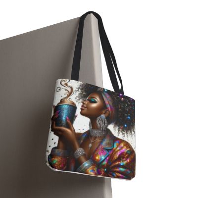Tote Bag: Vibrant Coffee Lover